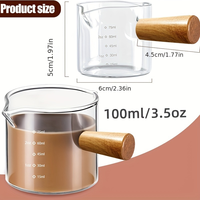 صنبور صب مزدوج زجاج مقاوم للحر - مراجعة Espresso Shot Glass وسعره