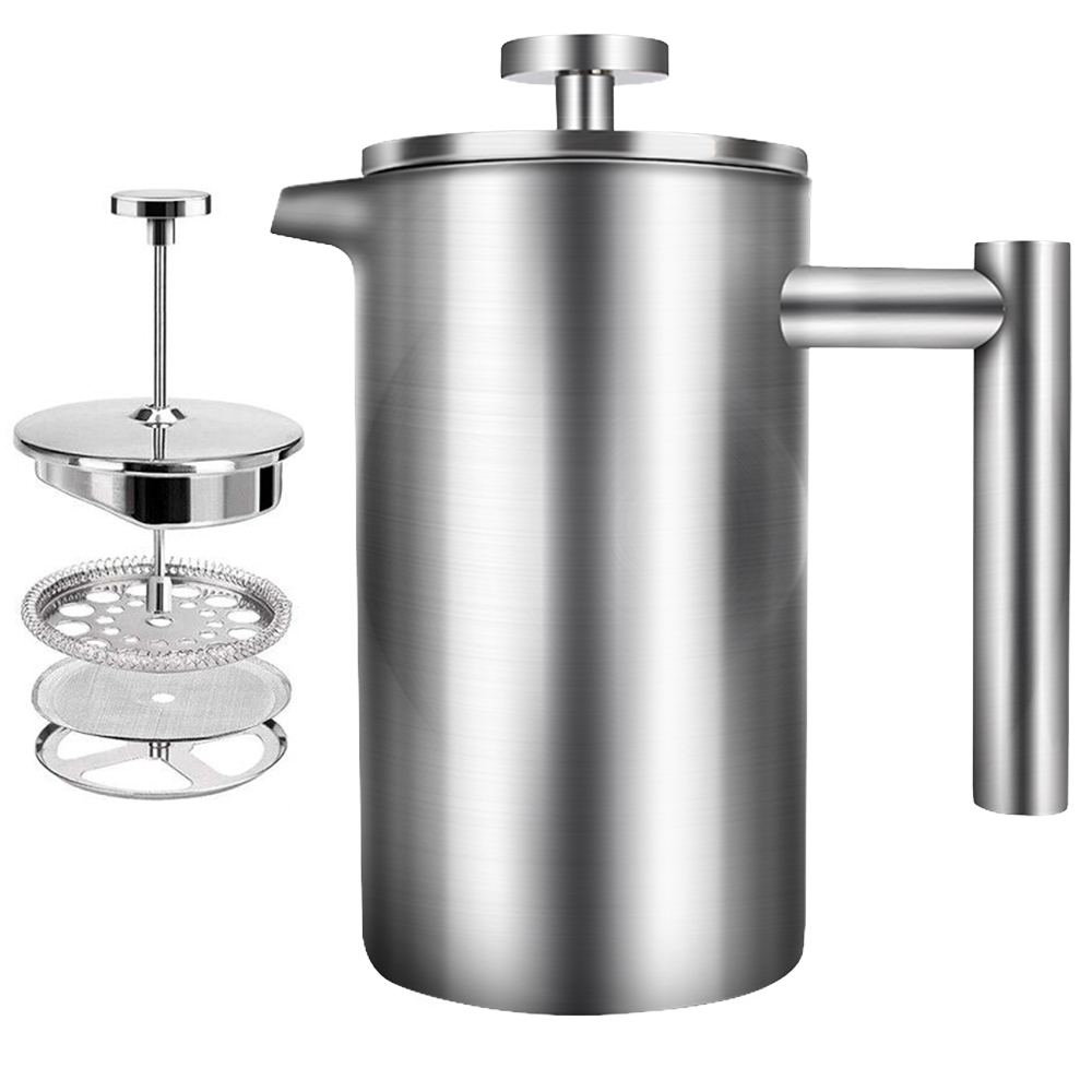 ماكينة صنع قهوة فرنسية بسعة كب - مراجعة Coffee Equipment For Camping وسعره